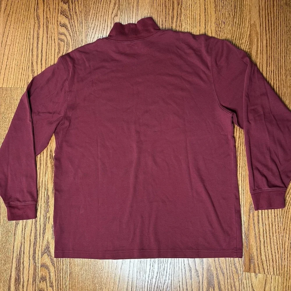 L.L Bean Long Sleeve Turtle Neck Sweater Maroon Men's Large Reg